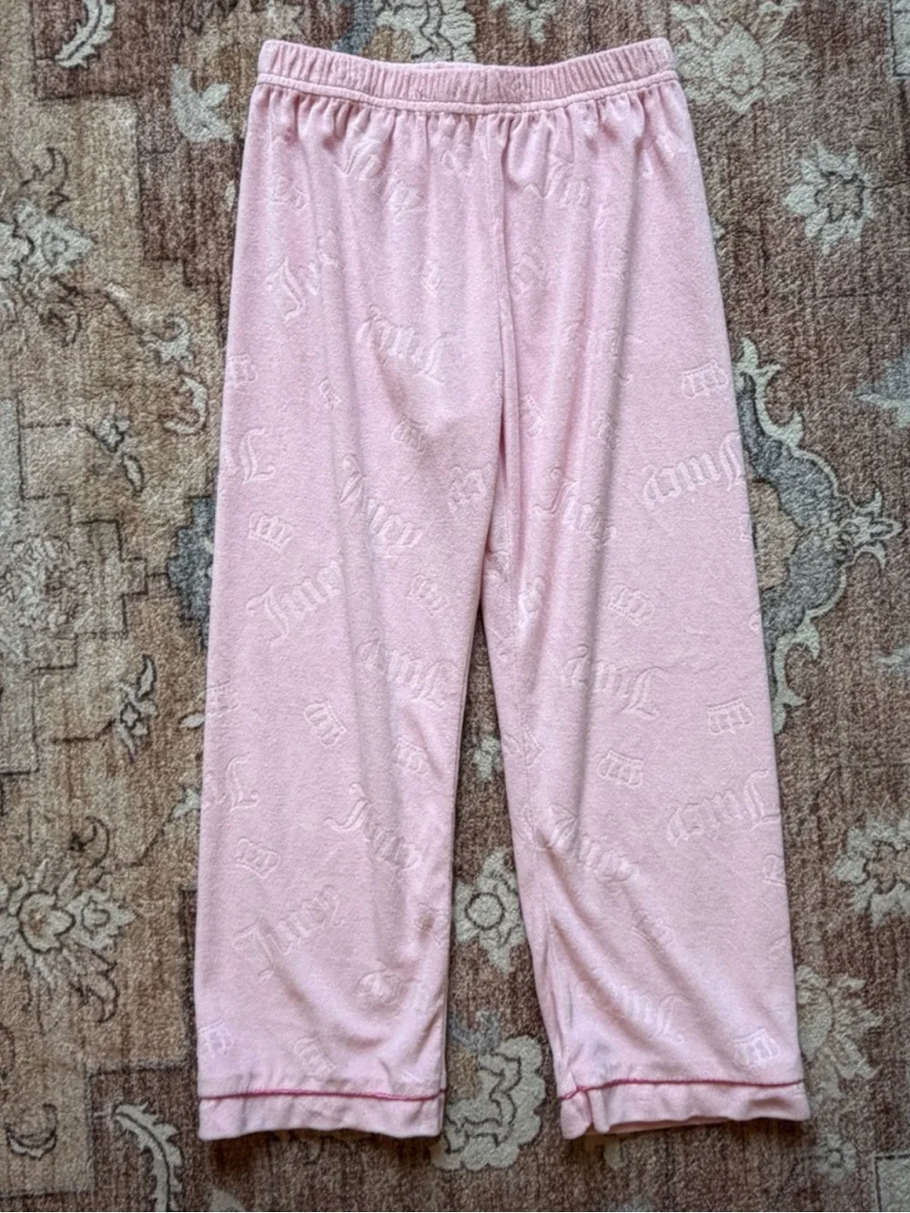 Juicy Couture Light Pink Girls' Pajama Bottoms